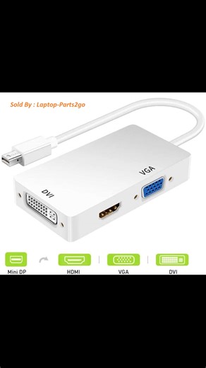 Mini DisplayPort to HDMI/VGA/DVI Converter. 3-in-1 Adapter: Offers wide connectivity options with HDMI, DVI, and VGA interfaces, making it highly versatile for different devices and displays. 4Kx2K Resolution Support: HDMI: Supports up to 4Kx2K@30Hz resolution, delivering stunning crystal-clear images. DVI & VGA: Supports 1080p@60Hz and 1920×1200 resolutions, ensuring excellent image quality for high-definition displays. Mirroring and Extended Desktop Modes: Mirroring Mode: Use an external displ