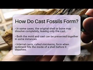 How Do Cast Fossils Form? - Earth Science Answers