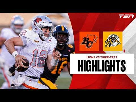 CFL WEEK THREE: BC Lions vs. Hamilton Tiger-Cats | Full Highlights
