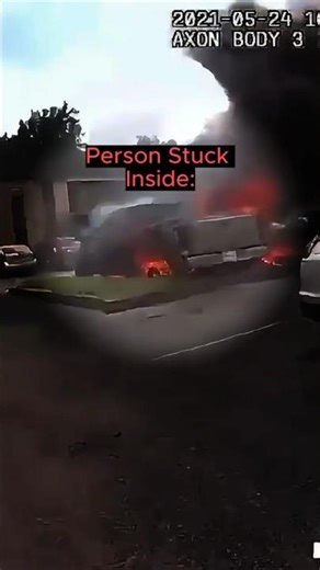 Truck Engulfed in Flames as Emergency Teams Arrive...