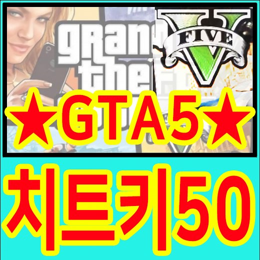 GTA5 치트키 돈버는법 [약 50개 모음!!] 싱글 온라인