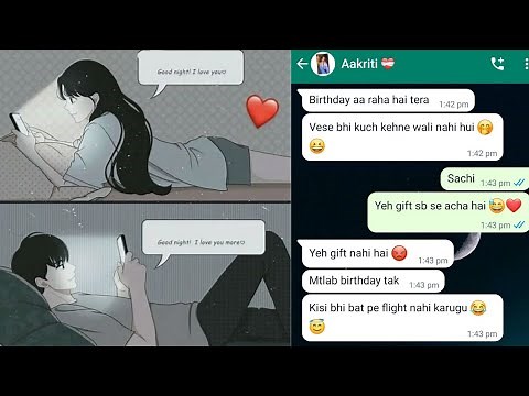 Boyfriend & Girlfriend Cute Romantic ❤️‍🩹 Conversation 🥺❤️