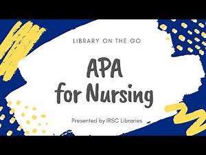 APA for Nursing