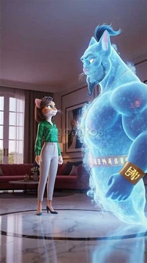 She Found a Magic Lamp Her Life Changed Forever🧞‍♂️💍 #MagicLamp #GenieStory #Anthropomorphic