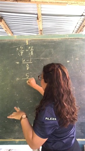13K views · 433 reactions | Subtracting Similar/Like Fractions | Ms. Riza Teaching Math | Facebook