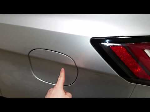 2015 To 2019 Ford Edge - How To Open Gas Filler Cover / Door - No Cap - Capless