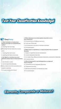Classification of Matter MCQs | Test Yourself!