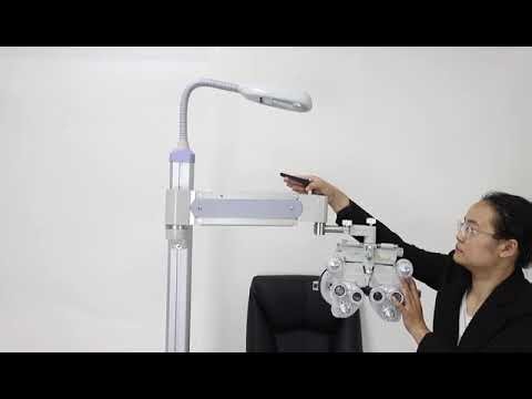 Titan：This unit can only hold one instrument, such as a phoropter or a slit lamp, etc.