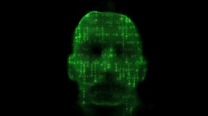 Cara digital con letras verdes que: video de stock (totalmente libre de regalías) 1062272128 | Shutterstock