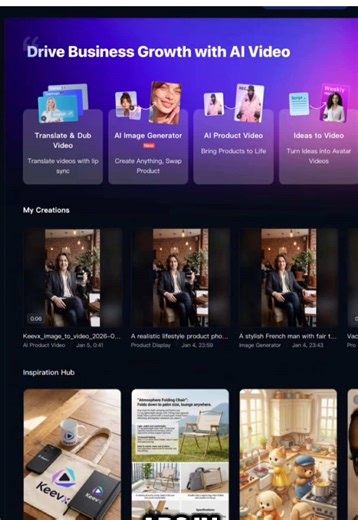 Create Unique Product Display Media Using Keevx