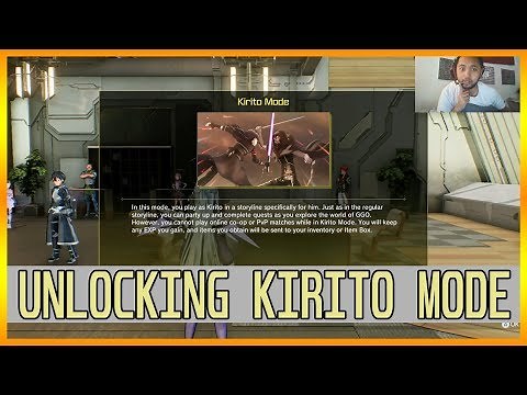Sword Art Online Fatal Bullet - Unlocking Kirito Mode | How To With Commentary