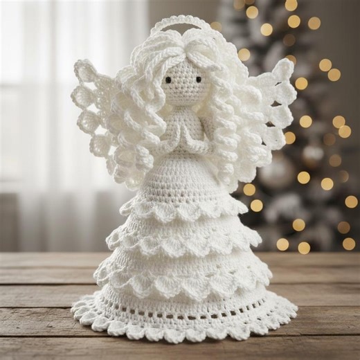 Christmas Angel Pattern – Amigurumi Lace Doll PDF Tutorial - Etsy