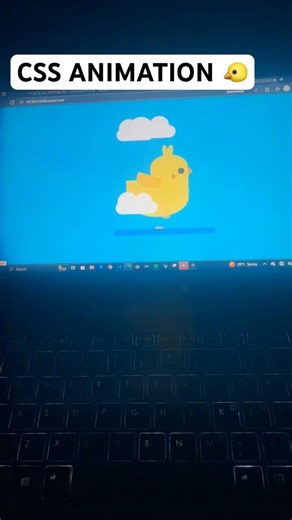 Walking Chick Animation | Pure CSS