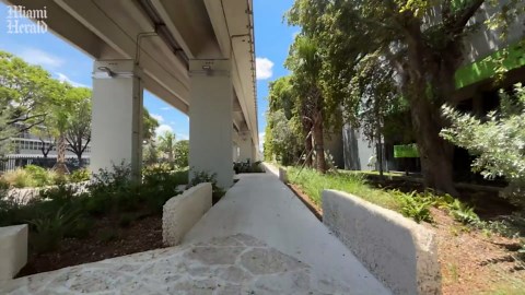 Time-lapse of Miami's Underline trail