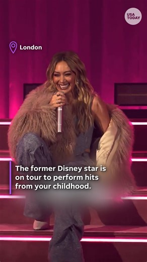 Hilary Duff’s London show was pure nostalgia with fan favorites and her viral "With Love" dance moment. | Green Bay Press-Gazette