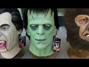Trick Or Treat Studios Frankenstein Wolfman Dracula Mask Set
