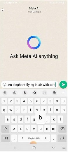 How to use Meta AI in whatsapp | Meta AI on whatsapp 2024 #shorts