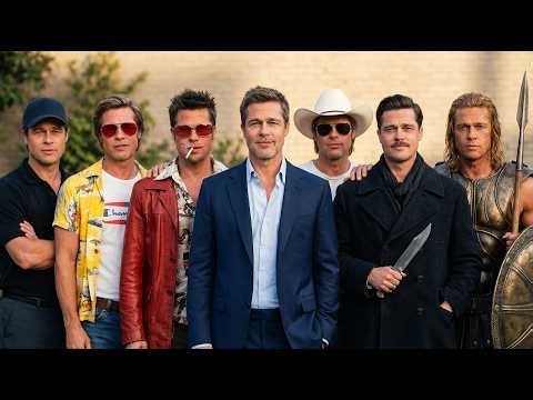 Brad Pitt Then vs Now | The Evolution of a Hollywood Icon⭐