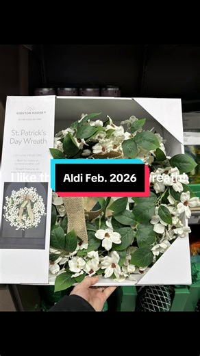 So many cute options for St Patrick’s day! As an Irish girl ☘️, we celebrate every year! Aldi’s prices were on point. @ALDI USA #decor #shopwithme #stpaddysday #fyp #foryoupage