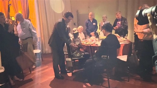 1.7K views · 23 reactions | The incomparable Claudia Lennear aka "Lady Grinning Soul" aka "Brown Sugar" (truly!) receiving her cultural heritage award last night at Claremont Cool for Claremont Heritage. | Julian Shah-Tayler Aka The Singularity Music | Facebook