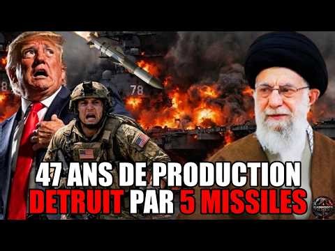 5 missiles iraniens viennent de détruire 47 ans de production militaire — voici les chiffres.