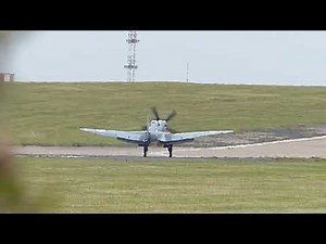 Battle of Britain Memorial Flights Rolls Royce Griffon powered Spitfire PM631 reconnaissance plane
