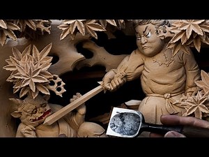 Demon with Shinto’s Deity and Compilation Video for float of Japan’s Shinto festivals