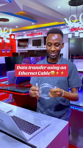 Effortless Data Transfer Using an Ethernet Cable