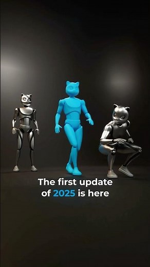 Inbetweening | Generating Animation in Cascadeur 🌐 #gamedev #3danimation #AI