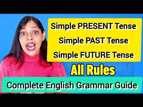 Simple Present, Past and Future Tense | Complete English Grammar Guide #englishtenses #simpletense