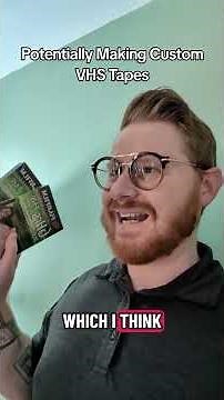 Have y'all made any custom VHS tapes? If so, what movie? #vhs #retrocollector #movie #collector
