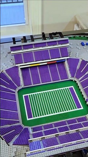 Adding a new layer of stands to my Lego U.S. Bank Stadium