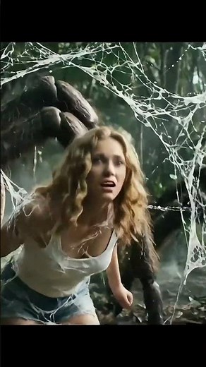 She Got Trapped By a Giant Spider!