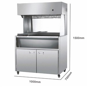 [Hot Item] Fast Food Machines Kfc High Quality Free Standing Chips Dump Station French Fries Display Warmer