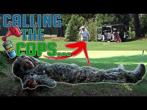 AIR HORN GOLF PRANK *DURING TOURNAMENT*