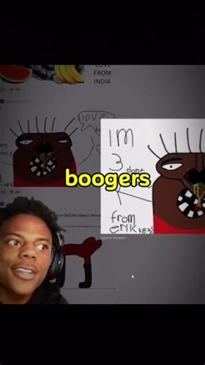 Speed Reacts To 3 Year Olds Fan Art ❤️ #ishowspeed #speed #funny #joke