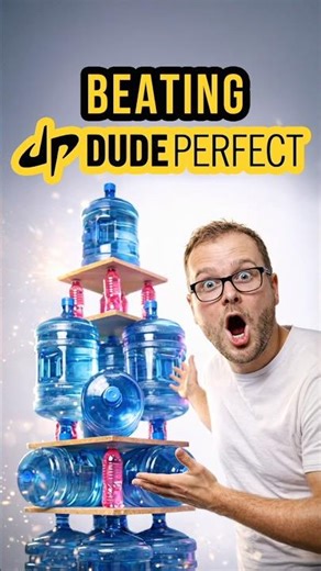 Who did the BEST Bottleflip? Me vs Dude Perfect!🤫🔥 | Respect #722