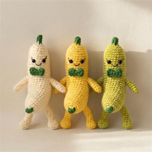 [Fruit Cuties 03] Gentleman Banana: Crochet the most elegant & dapper banana!