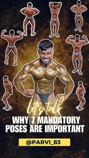 𝐏𝐚𝐫𝐯𝐢𝐧𝐝𝐚𝐫 𝐁 𝐂𝐡𝐚𝐮𝐫𝐚𝐬𝐢𝐲𝐚 🔱 on Instagram: "✅Mandatory poses show your real physique. ✅Judges compare everyone on the same basics. ✅That’s why mandatory posing is important 🔴IN BODYBUILDING Mandatory posing is the foundation of bodybuilding. If your basics are weak, no classic transition can save you. Focus where it actually matters that’s simple 🔴IN BODYBUILDING, judges don’t reward fancy transitions first. They reward strong basics. Master mandatory poses before chasing vari