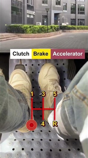 99% Drivers Use Clutch, Brake & Accelerator Wrong 😱 | Learn Traffic Control #Shorts