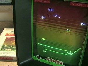 Classic Game Room - SCRAMBLE for Vectrex review