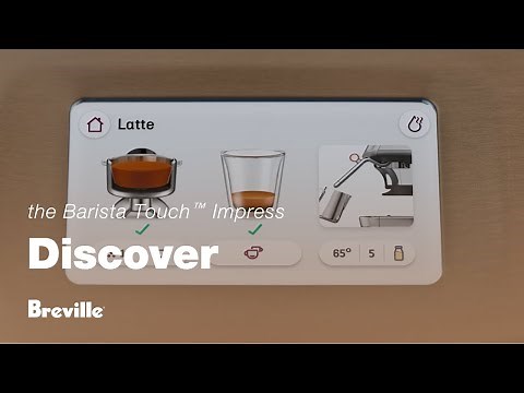 The Barista Touch™ Impress | Make perfect coffee with step-by-step Barista Guidance | Breville AU