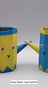 19K views · 110 reactions | How To Make Paper Easy Jug | DIY Origami Easy Cup Making Tutorial #Reels #PaperCrafts | Entertaining Arts | Facebook