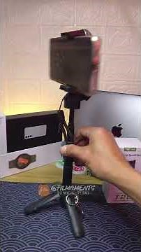 TNW T26 Selfie Stick Mini Extendable Phone Grip Tripod With Bluetooth Remote Control. #filmoments