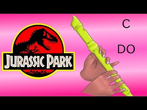 JURASSIC PARK FLAUTA DULCE / RECORDER / TUTORIAL / no FAIL / WORLD / FÁCIL | flute flauto doce 2018