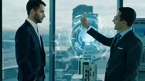 Group of Engineers and Technicians Analyzing Engine Design Drafts in an Industrial Setting