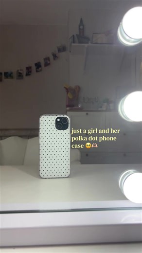 Stylish Polka Dot Phone Case for iPhone 15