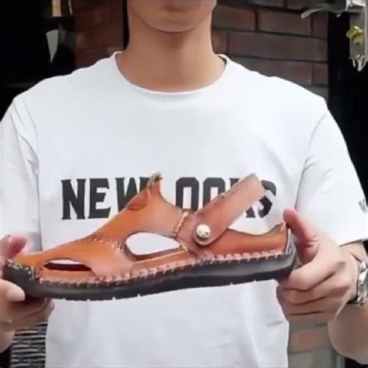 Walk on Clouds: Frama Store's Orthopedic Leather Sandals for Men