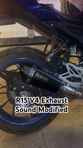 R15 V4 Silencer Modify | Balaji Bike World | Akropovic Exhaust Modified #balajibikeworld