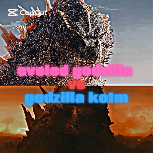 evoled godzilla vs godzilla ktom #viral #kingmonster #godzilla #edit #fyp #fypシ